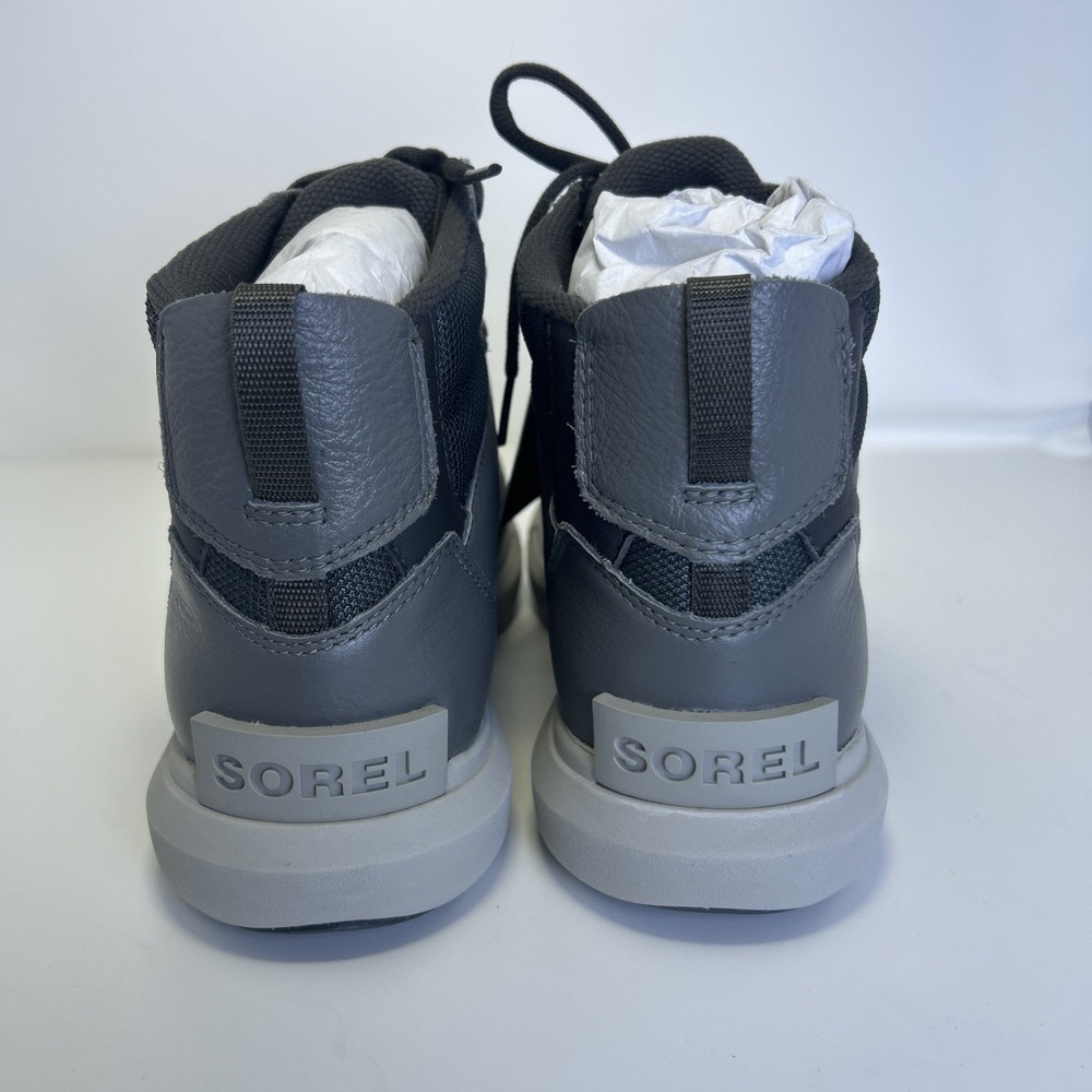 Sorel Explorer Next Sneaker Mid WP Waterproof Boots Men's Size 9.5 Dark Gray NEW - Picture 3 of 11